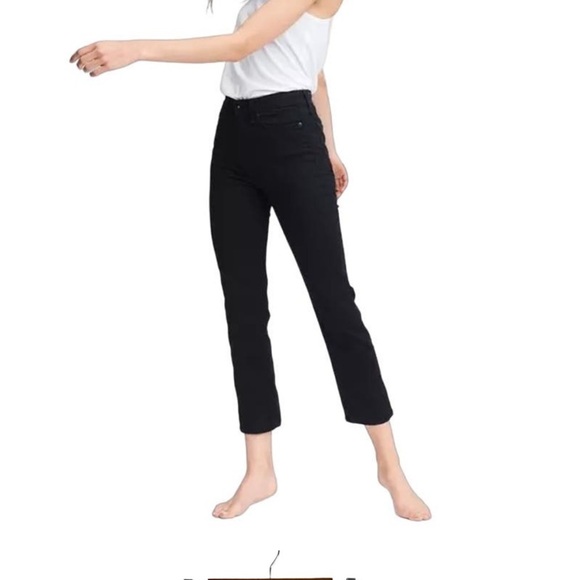 RAG & BONE Black Jeans Nina High-Rise Ankle Cigarette NWOT Size 29 Short - Picture 1 of 9